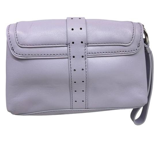 NWOT Cole Haan Lavender Wristlet with Mini Wallet Silver Buckle Accent Adorable! - Picture 11 of 16